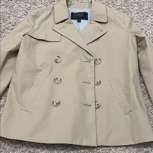 J. Crew Khaki Double-Breasted Blazer